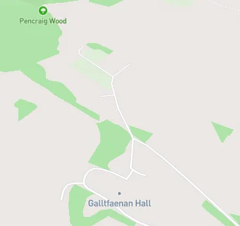 map for Galltfaenan Hall