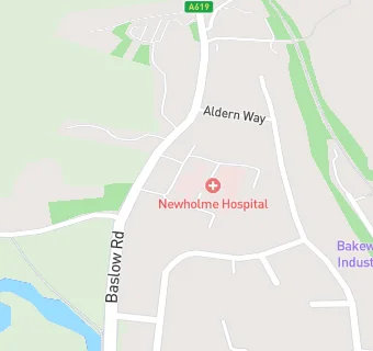 map for Newholme Hospital