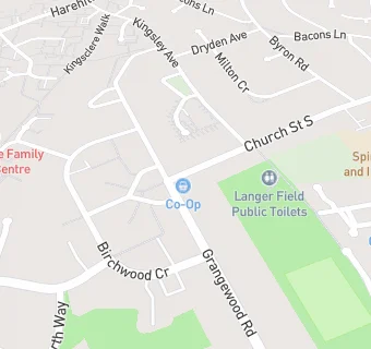 map for Central England Co-operative - 71 Grangewood Road