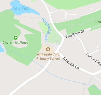 map for Whitegate CofE Primary School