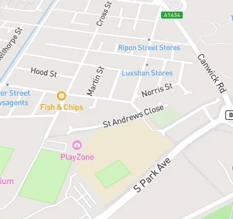 map for Lincoln Central Childrens Centre