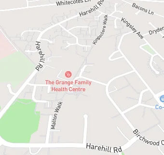 map for The Grange Family Health Centre