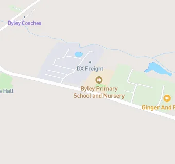 map for Byley Primary School and Nursery