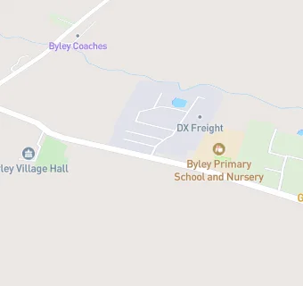 map for Byley Primary School and Nursery