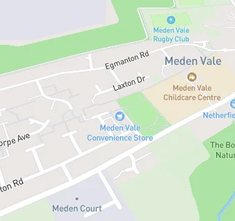 map for Meden Vale Plaice Limited