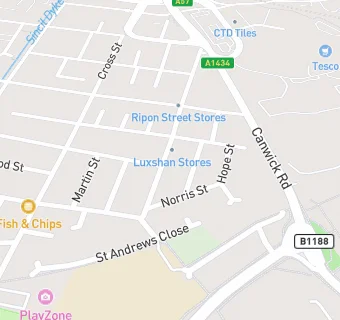 map for Luxshan Stores