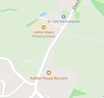 map for Ashton Hayes CP