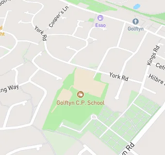 map for Golftyn C.P. School