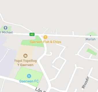 map for Ysgol Esceifiog