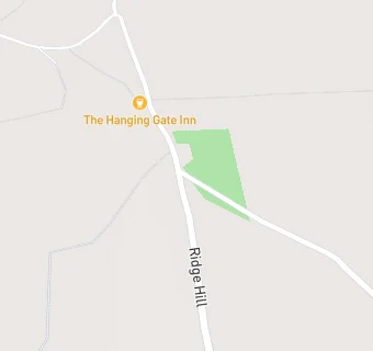 map for The Hanging Gate Inn Ltd