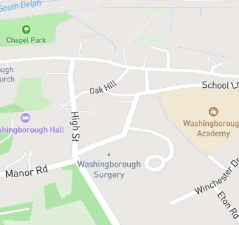 map for Washingborough Academy Primary School