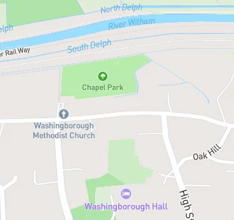 map for Washingborough Methodist Chapel Hall