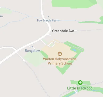 map for Walton Holymoorside Primary School