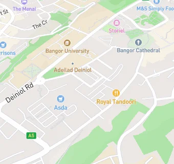 map for Bangor University Christian Union Global Cafe