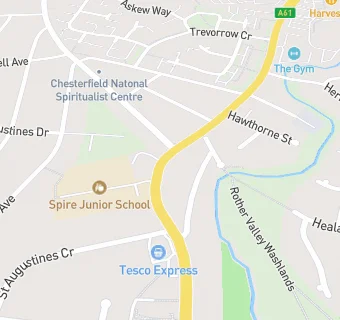 map for Spire Junior School