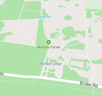 map for Walesby Forest Scout Centre Catering And Club House