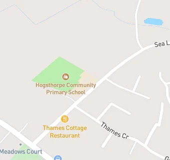 map for Hogsthorpe Community Primary School