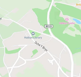 map for Halkyn Cricket Club