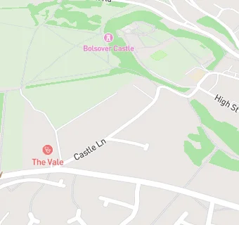 map for The Vale Care Home