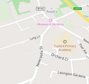 map for Tuxford Pharmacy