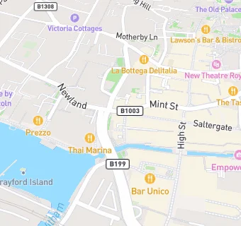 map for Lincoln Jazz Cafe