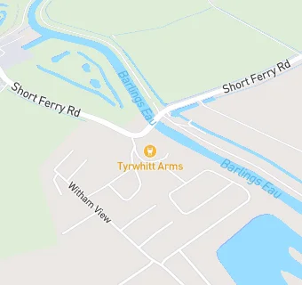 map for The Tyrwhitt Arms