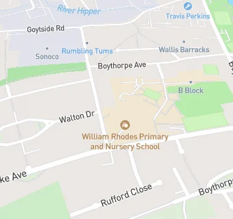 map for William Rhodes Primary (breakfast club)