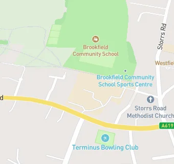 map for Brookfield Community School