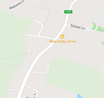 map for West Ashby Arms