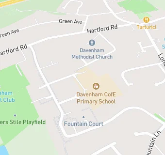 map for Davenham CofE Primary School