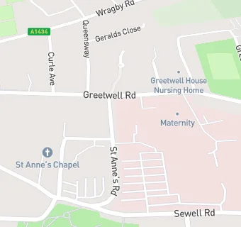 map for Lincoln Hospital Sports & Social Club