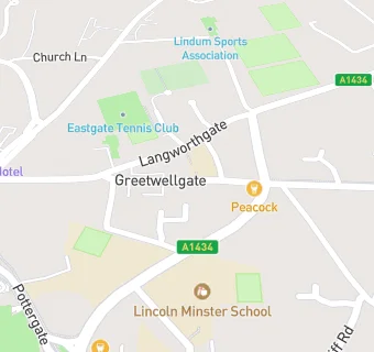 map for St Peter in Eastgate Infant School