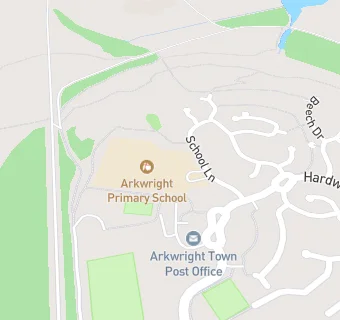 map for Arkwright Primary School