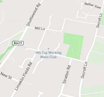 map for Hilltop Working Mens Club And Institute