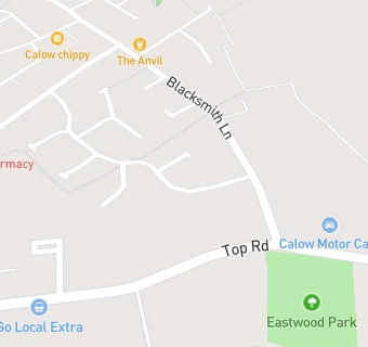 map for Calow Surgery