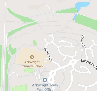 map for Arkwright Primary School