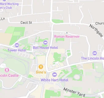 map for White Hart Hotel