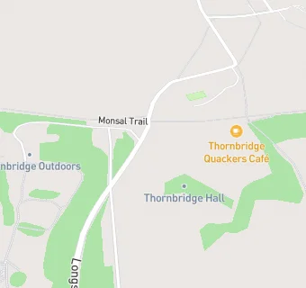 map for Thornbridge Outdoors