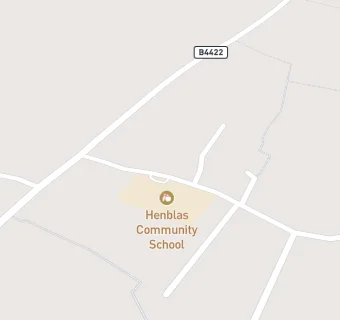 map for Ysgol Henblas