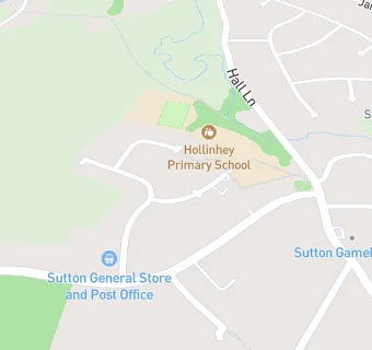 map for Hollinhey Primary School