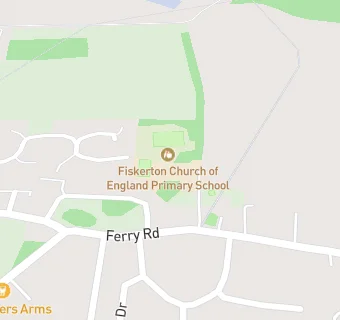 map for Fiskerton Church of England Primary School