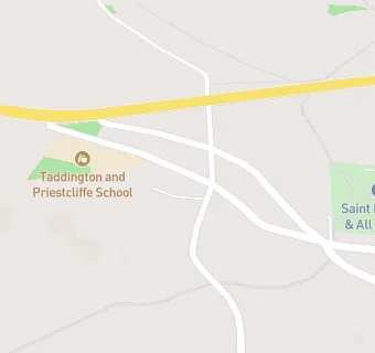 map for Taddington And Priestcliffe Church Of England