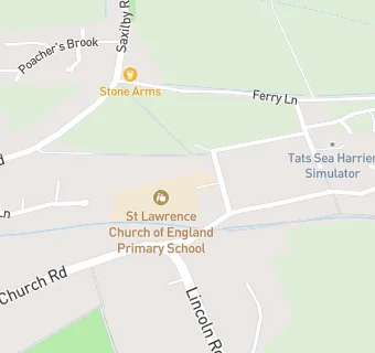 map for St Lawrence Church of England Primary School