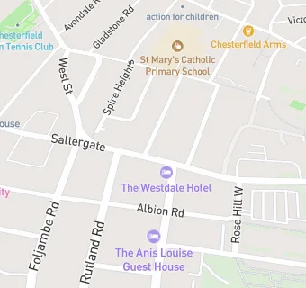 map for Saltergate Dental Care