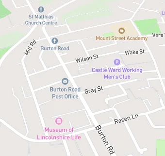 map for Lincolnshire Co-op Burton Road Food Store