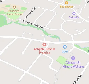 map for Ashgate Dental Practice