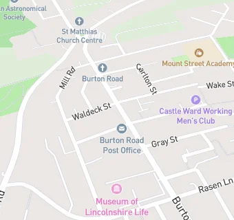 map for Burton Road Chippy