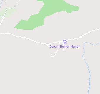 map for Gwern Borter Manor