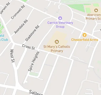 map for St Mary's Catholic Primary