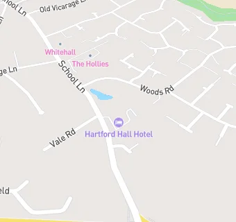 map for Hartford Hall